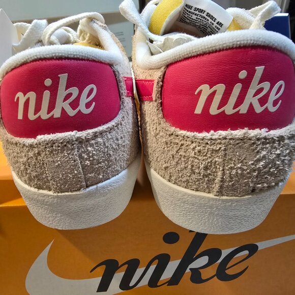 Nike Blazer Low '77 Vintage Suede Size Men's 10 Guava ice/Aster pink/Sail NEW - Picture 5 of 12